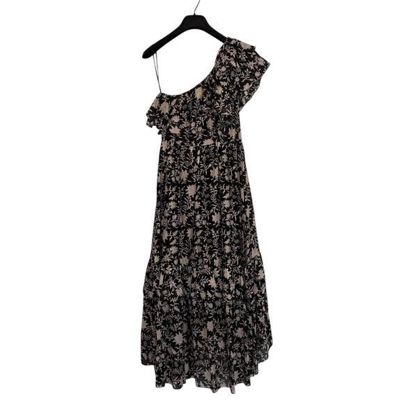 Ulla Johnson Clemente High Low Dress in Midnight Floral Size 0 - Picture 3 of 13